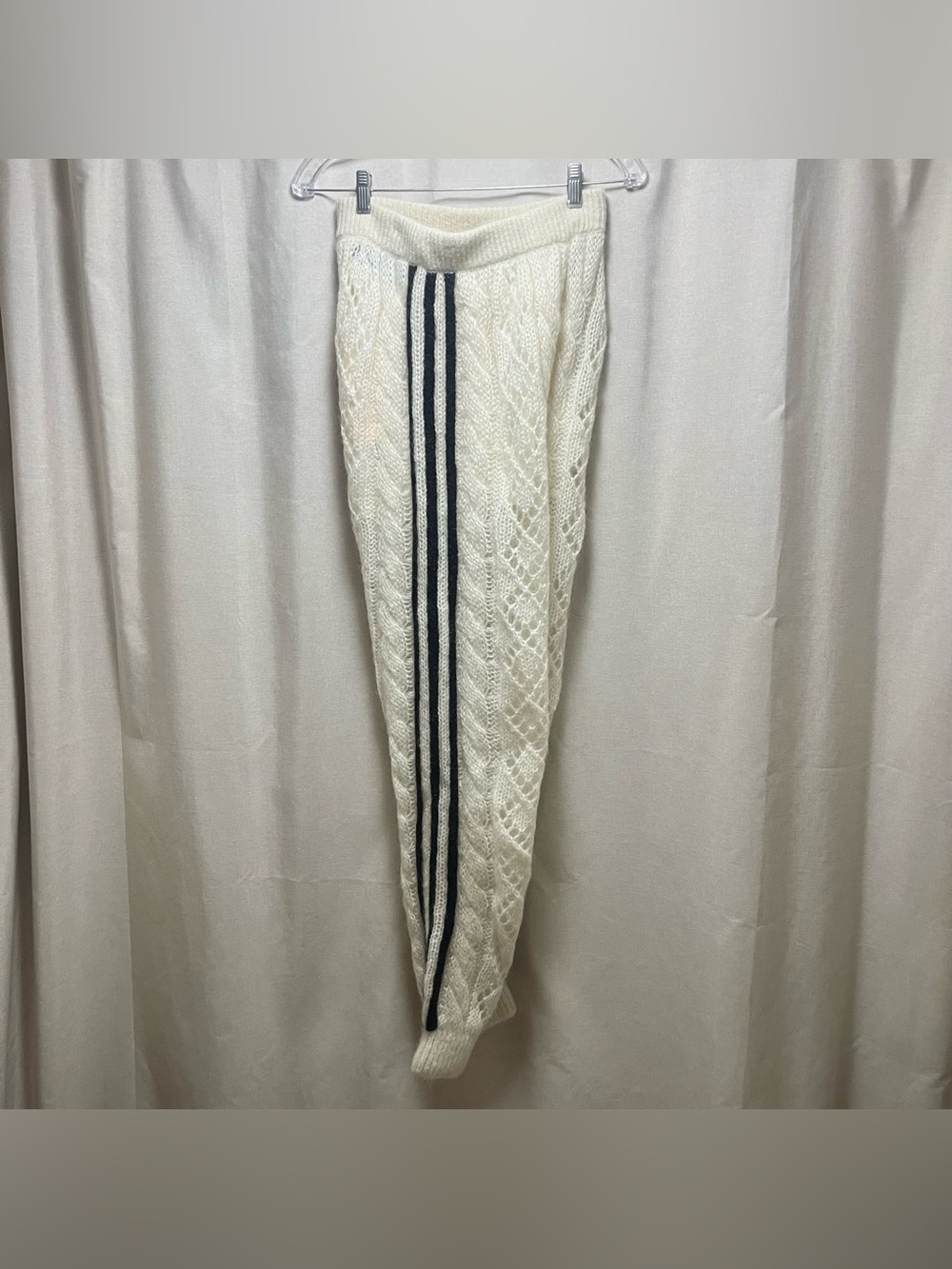 $2150 Gucci X Adidas Wool Mohair Knit Jogger w Removable Silk Shorts, Medium - Picture 5 of 15